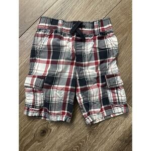 Gymboree 2T Toddler Boys Plaid Shorts Play Ball Line 2011/2012 EUC